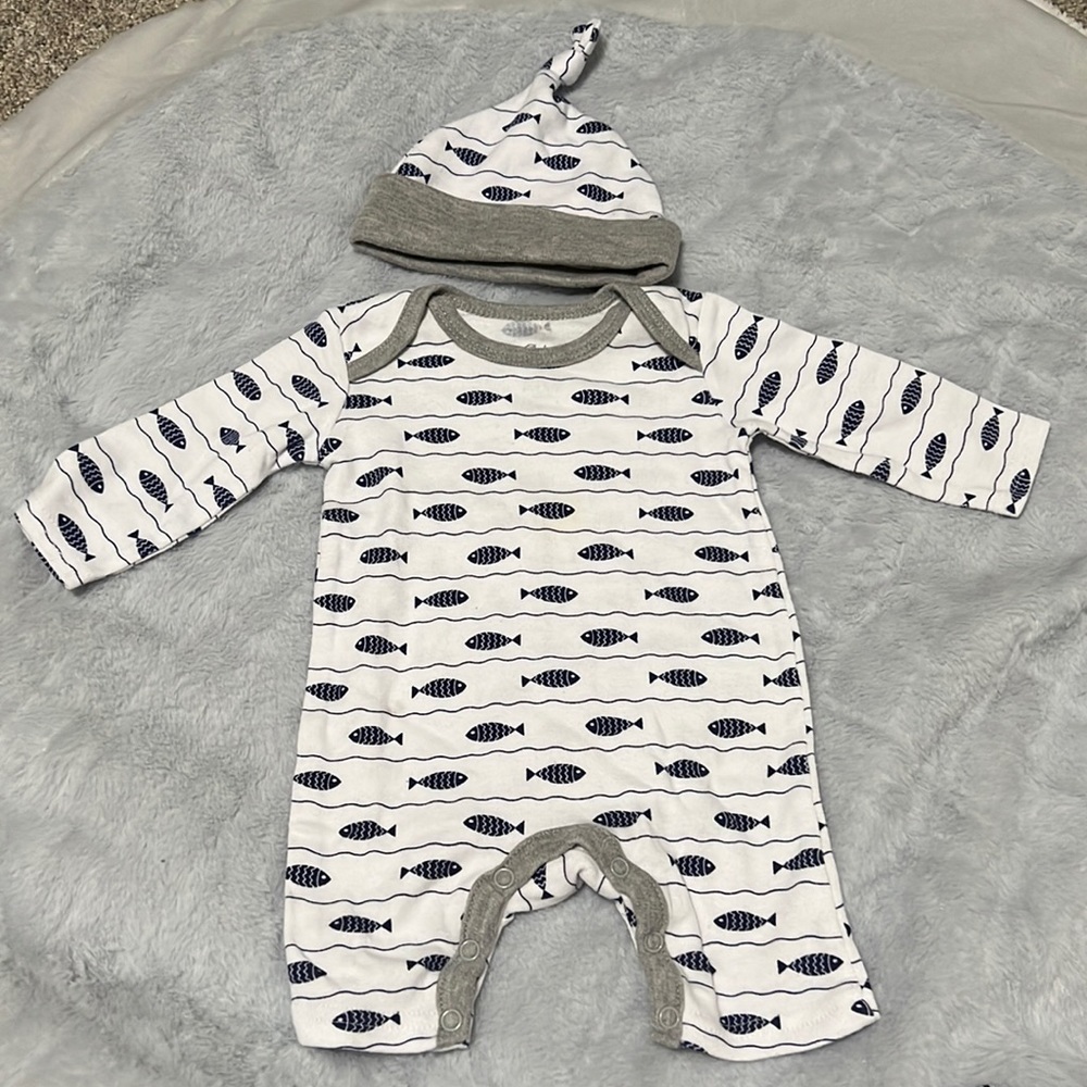 Baby essentials romper 3m